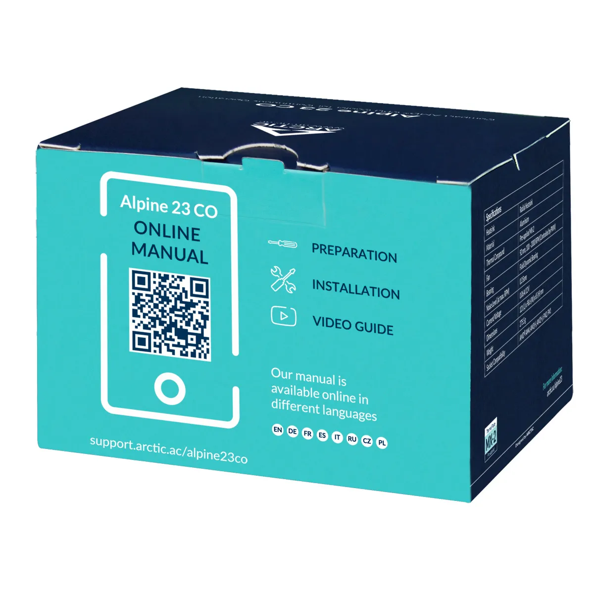 Arctic Alpine 23 Co Compact Amd - processorkylare