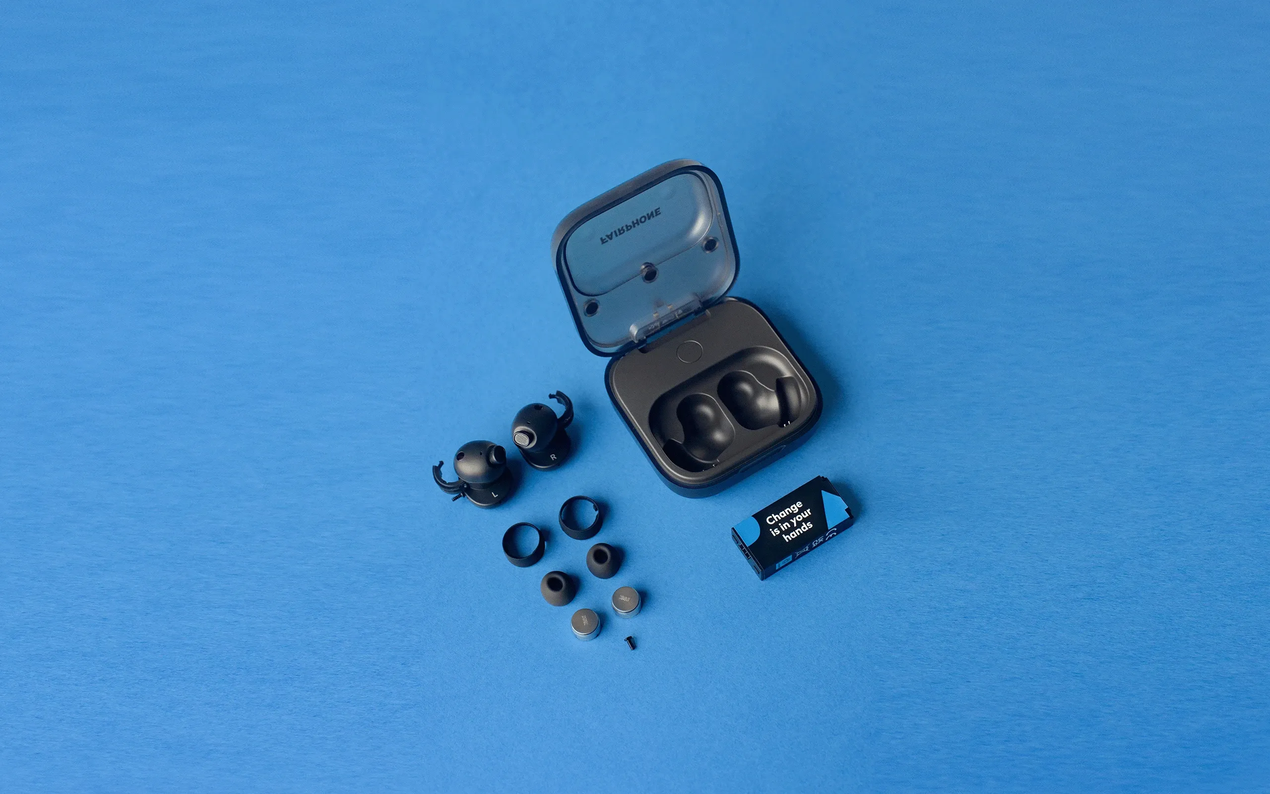 Fairphone Fairbuds -langattomat nappikuulokkeet, musta