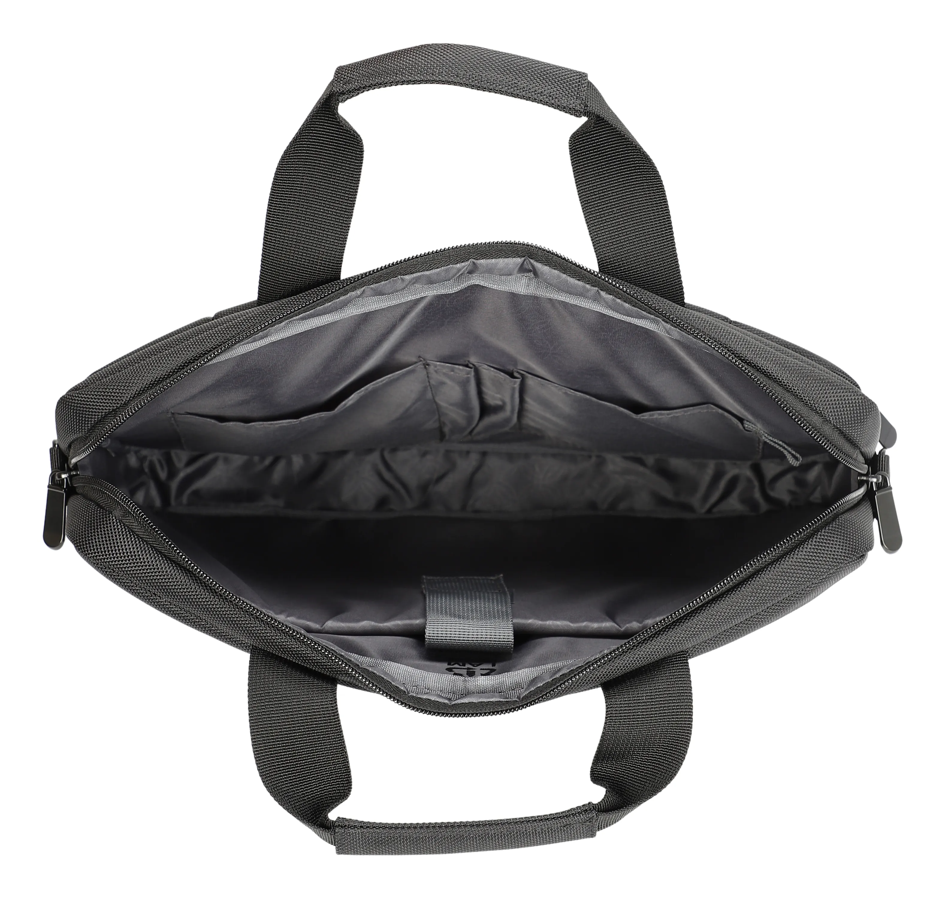 16'' Briefcase Santa Monica - Recycled, Black