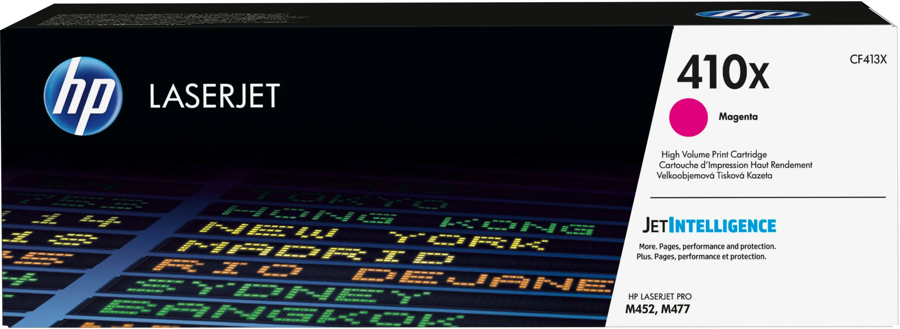 HP 410X -laserv&auml;rikasetti, magenta