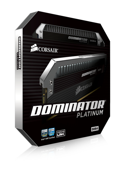 Corsair 32GB (4x8GB) Dominator Platinum, DDR4 2400MHz - Black