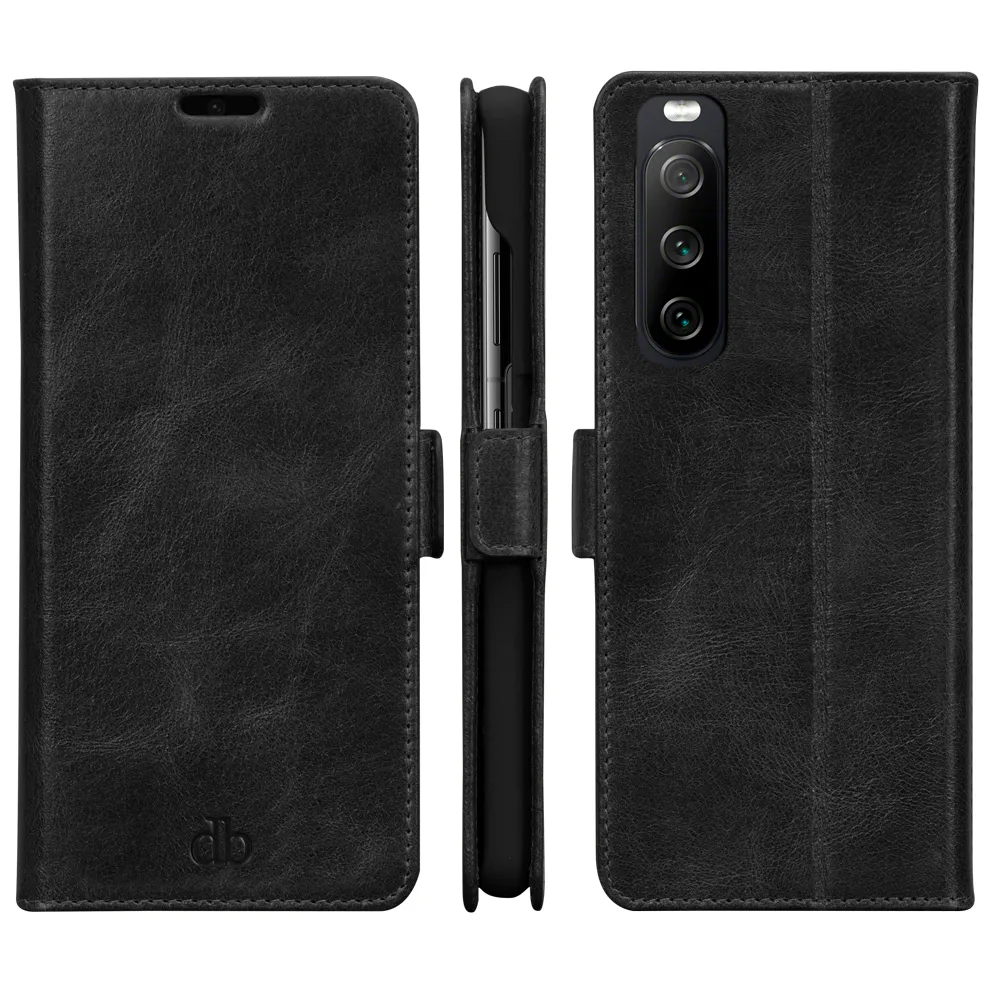 Dbramante1928 Copenhagen Slim, Xperia 10 III - pl&aring;nboksfodral, Svart