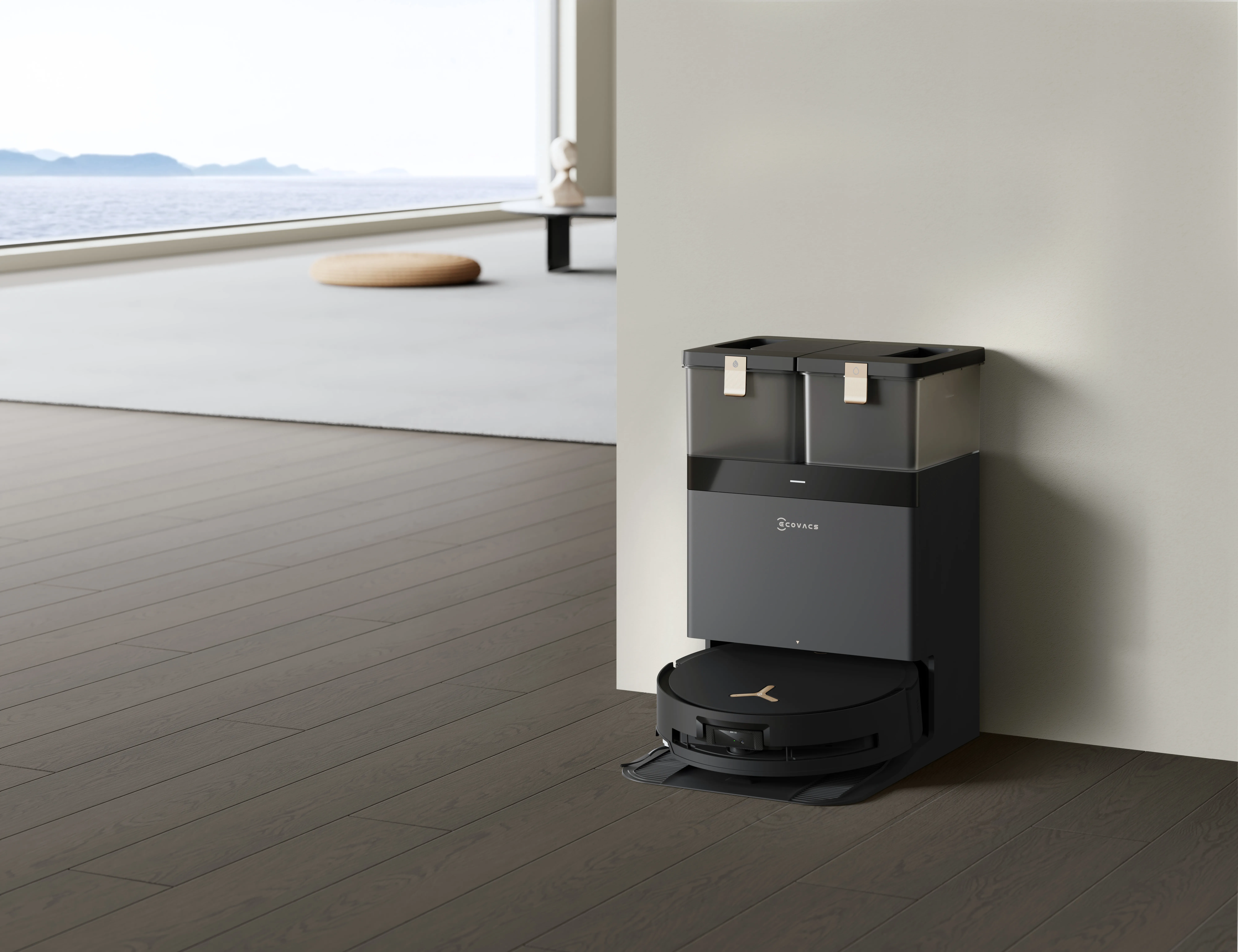 Ecovacs Deebot X8 Pro Omni 0,22 L - robotdammsugare, Svart