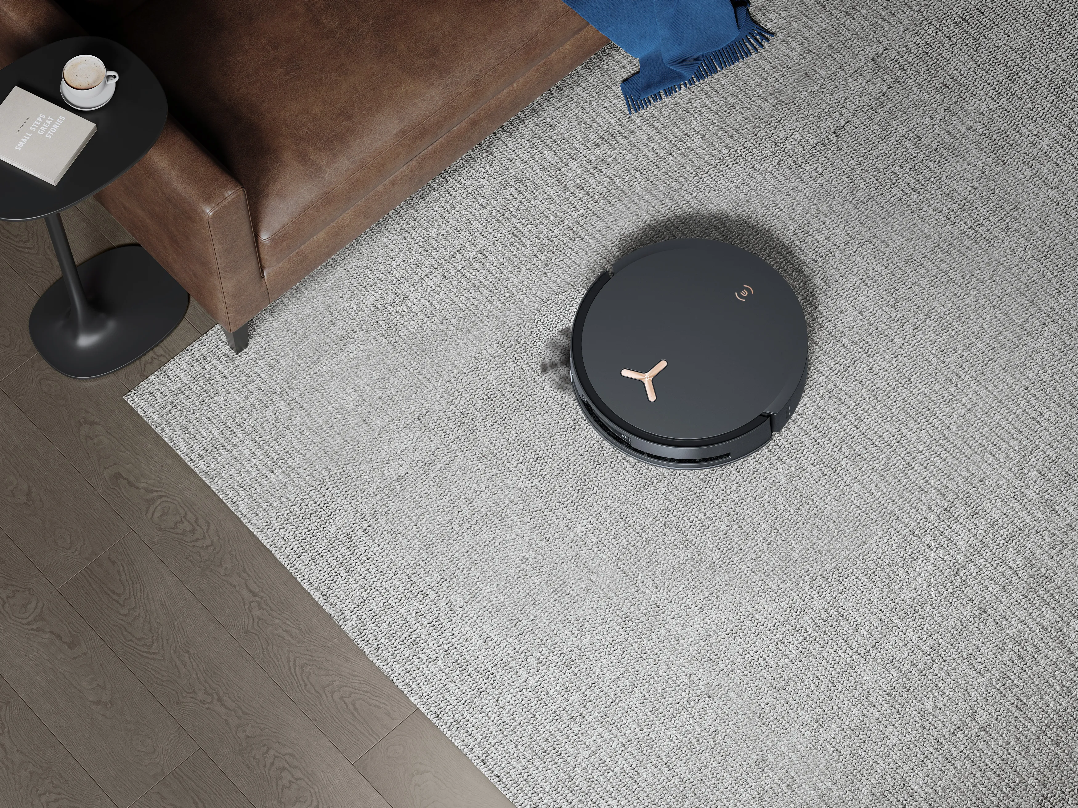 Ecovacs Deebot X8 Pro Omni 0,22 L - robotdammsugare, Svart