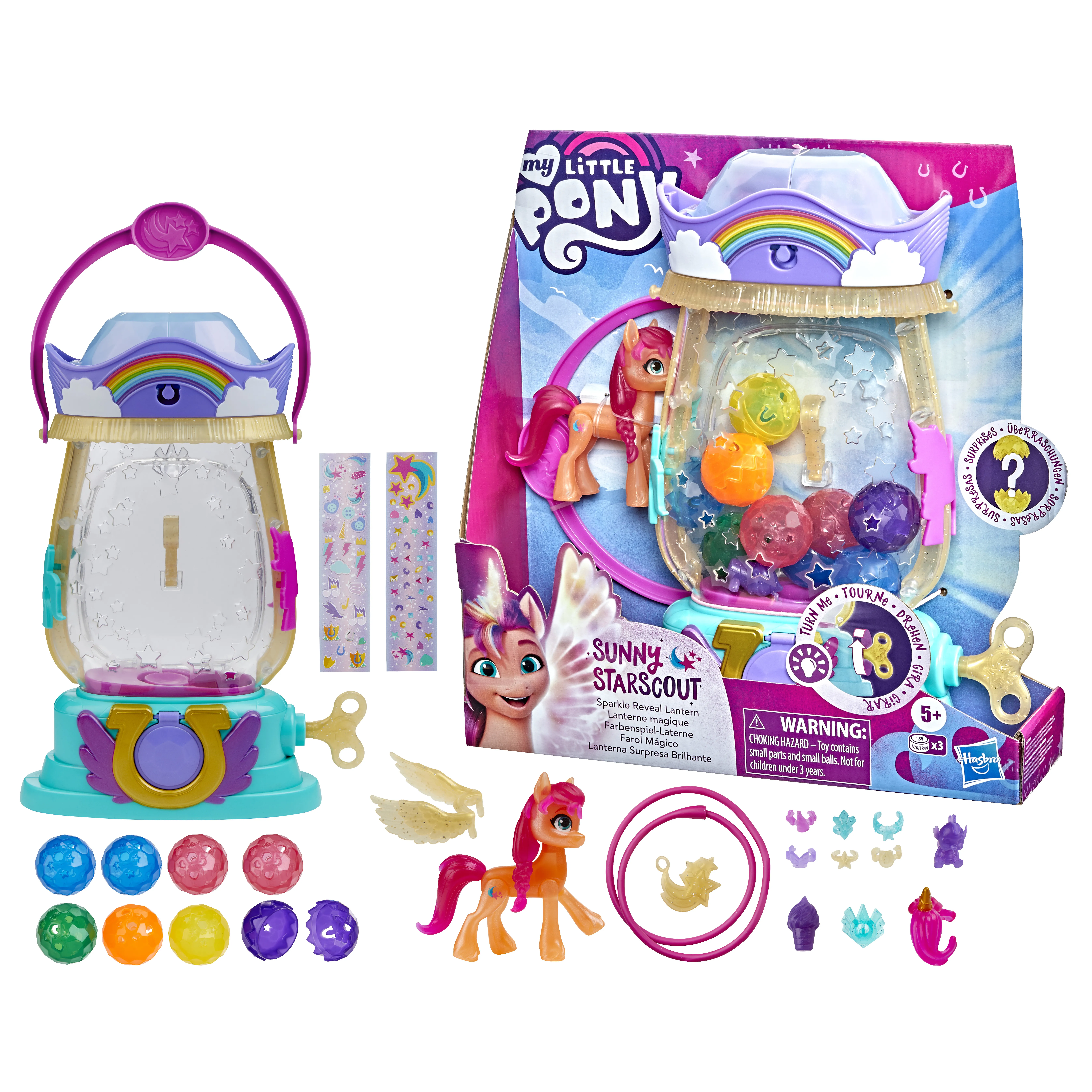 Hasbro My Little Pony - A New Generation Color Game Lantern Sunny Starscout, Toy Figure