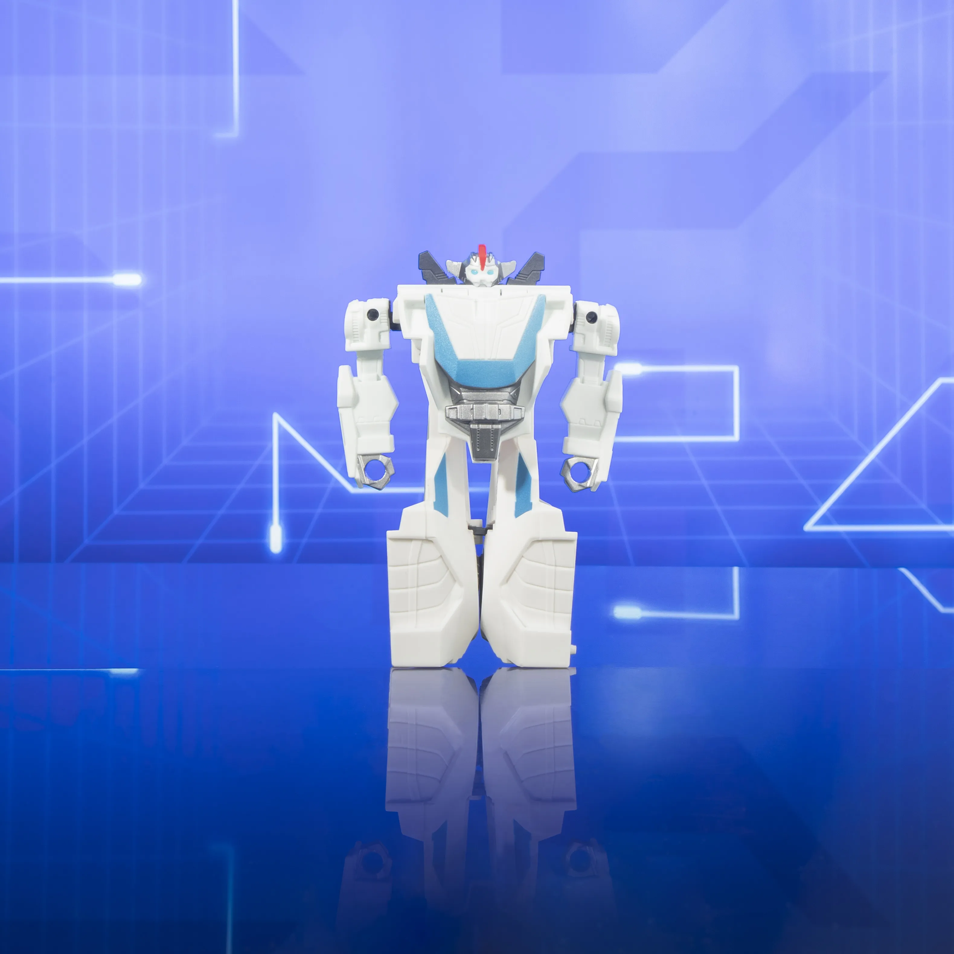 Hasbro Transformers EarthSpark 1-Step Flip Changer Wheeljack Toy Figure (10 cm Tall)