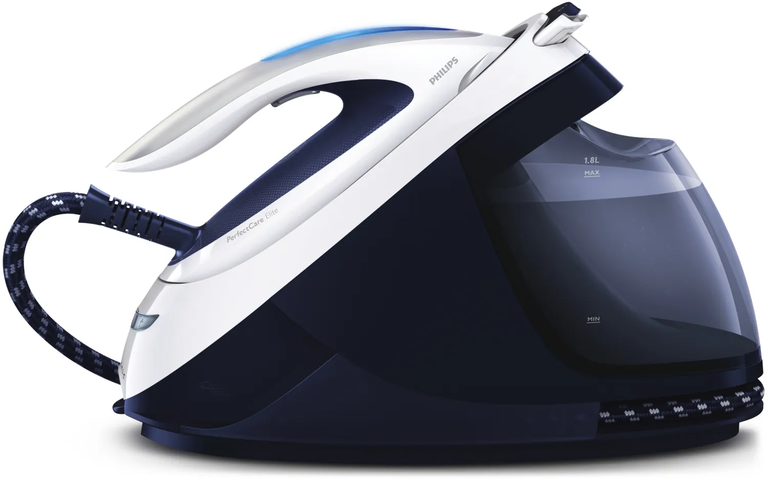 PHILIPS GC9622/20 PerfectCare Elite Steam generator iron up to 6.5 bar pressure 400 g steam boost Carry lock 1.8L watertank
