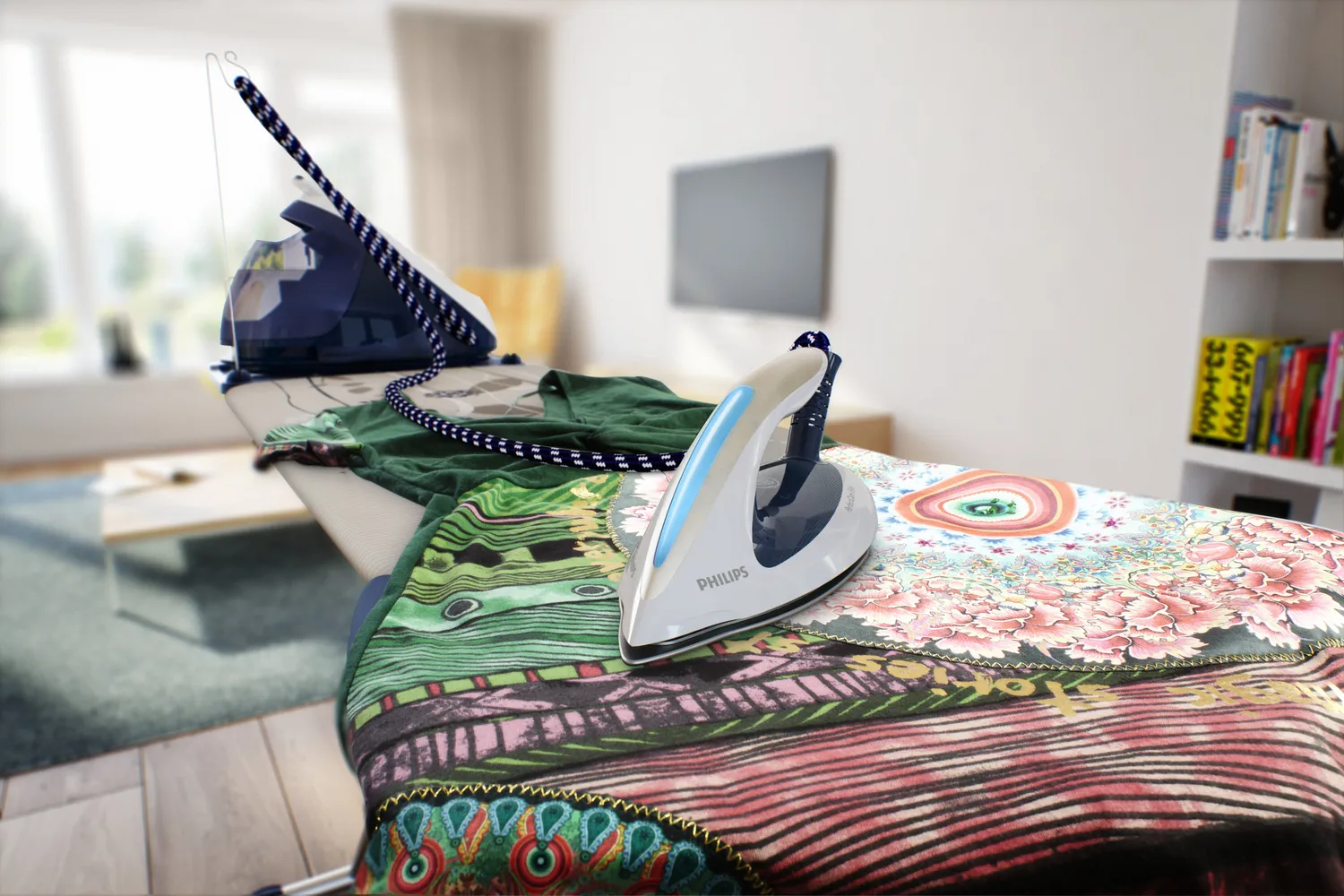 PHILIPS GC9622/20 PerfectCare Elite Steam generator iron up to 6.5 bar pressure 400 g steam boost Carry lock 1.8L watertank