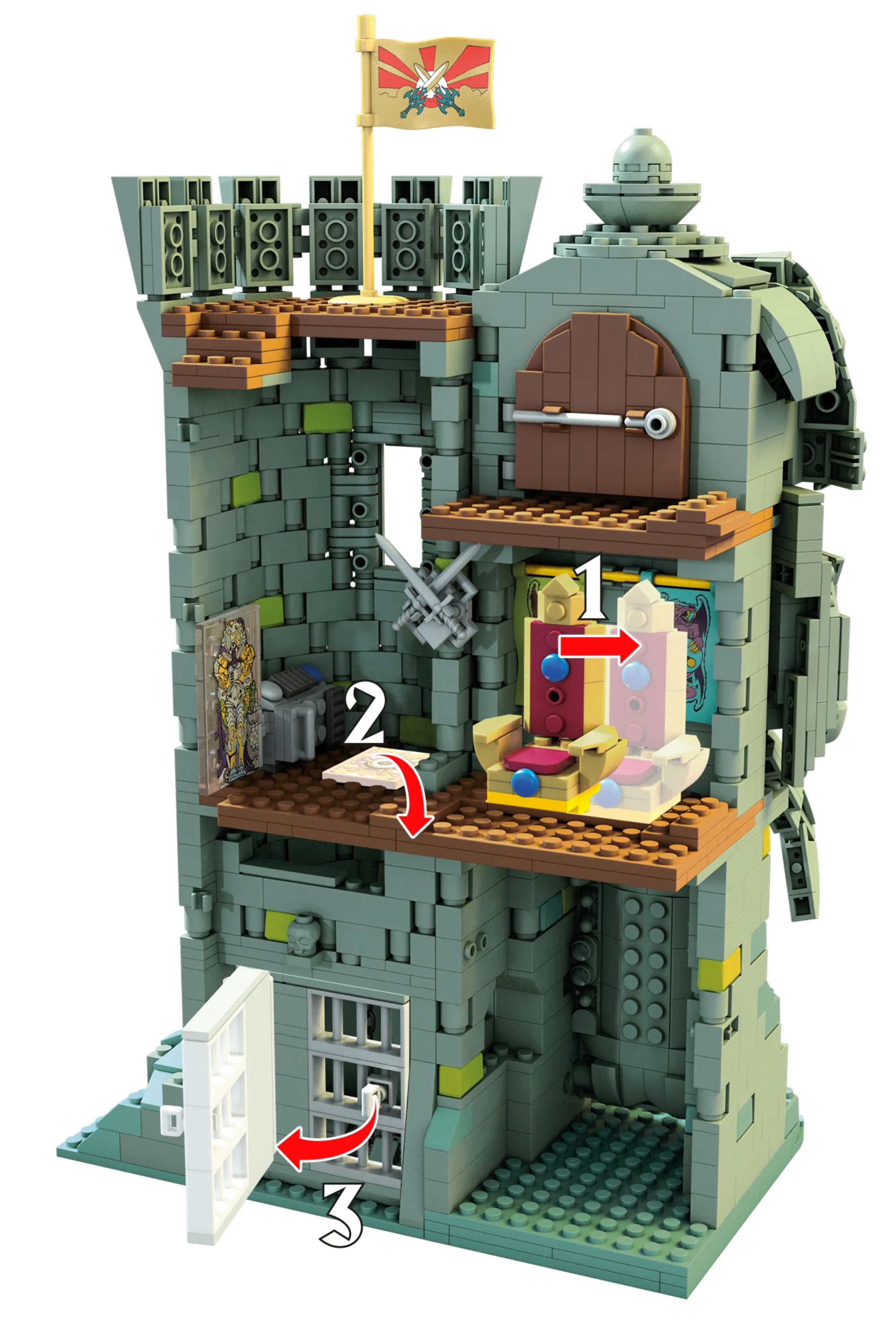 MegaBloks Construx M. o. T. U. Castle Graysku - GGJ67