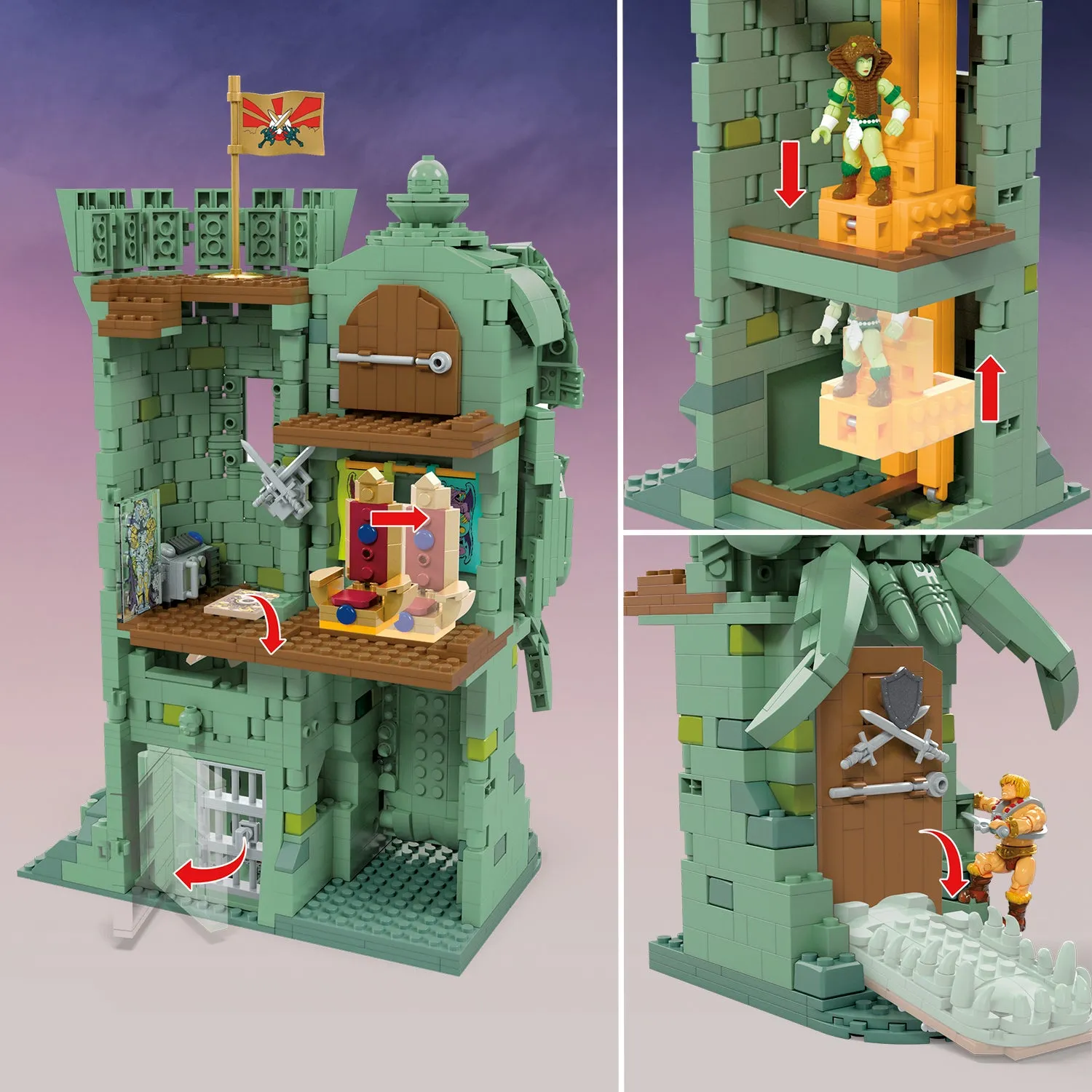 MegaBloks Construx M. o. T. U. Castle Graysku - GGJ67
