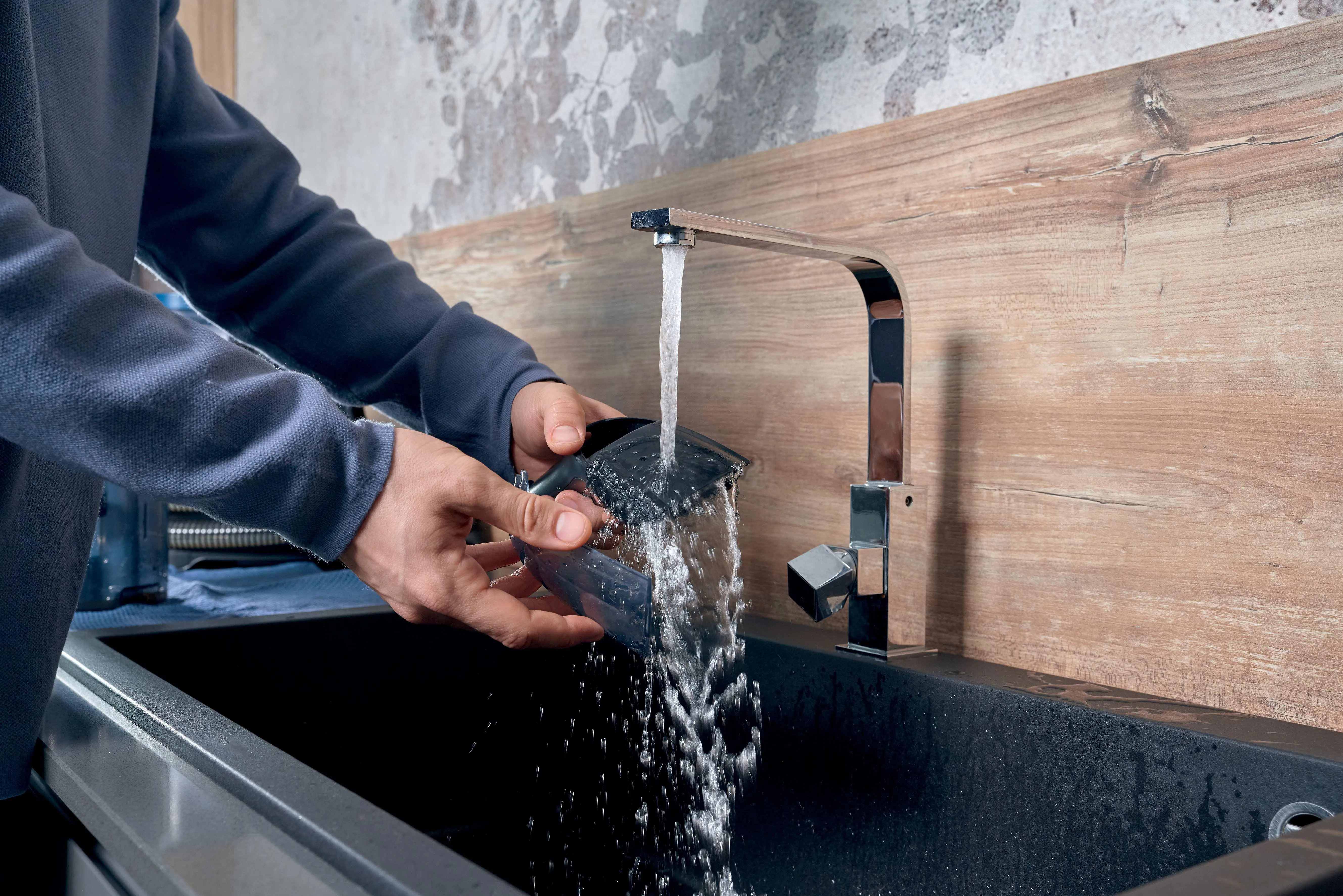 Hoover HS500 011 - v&aring;t- och torrdammsugare, svart