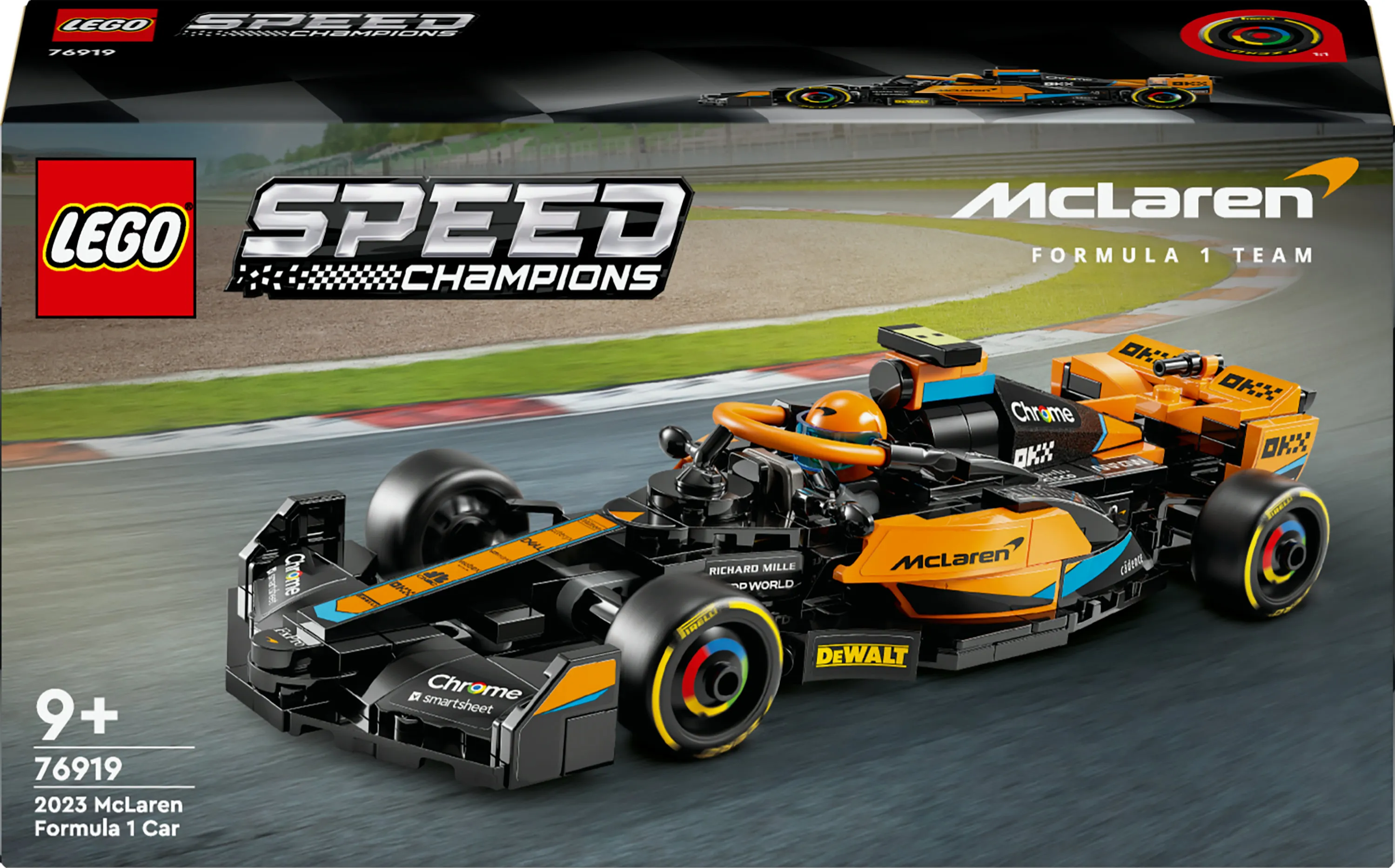 LEGO Speed Champions 2023 McLaren Formula 1 racerbil 76919