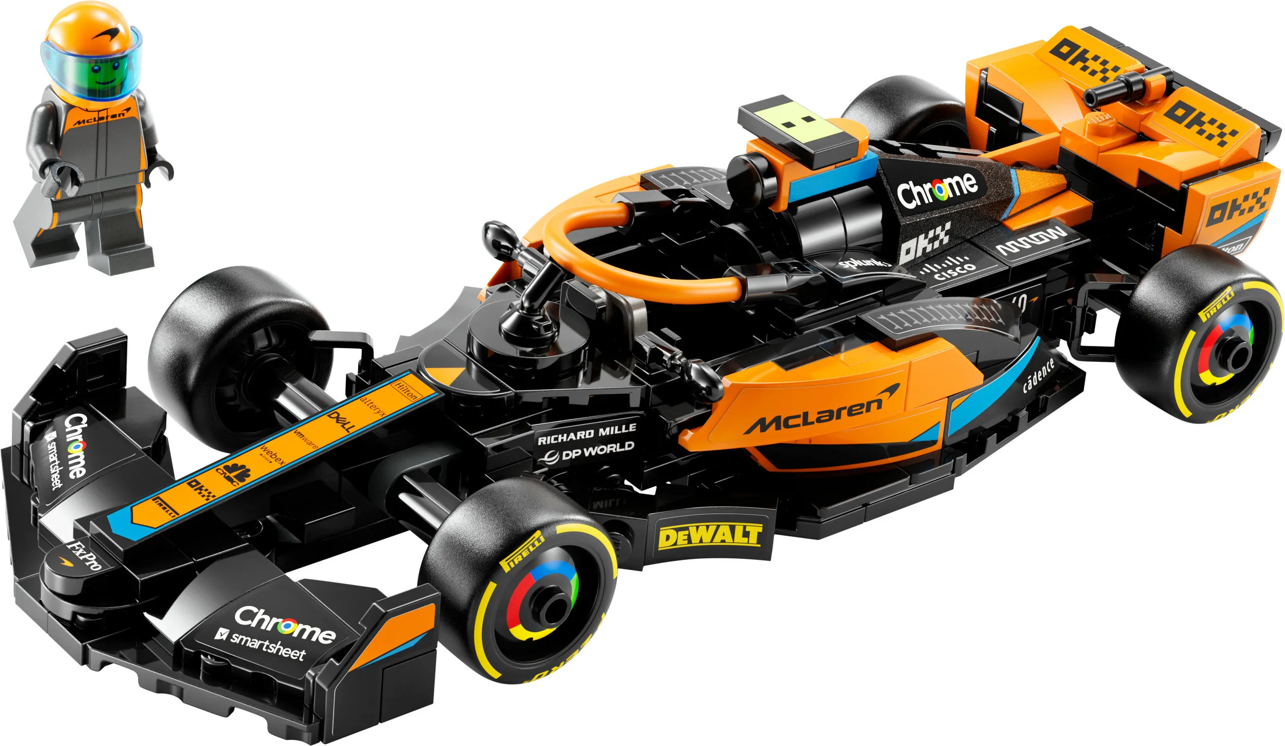 LEGO Speed Champions 2023 McLaren Formula 1 racerbil 76919