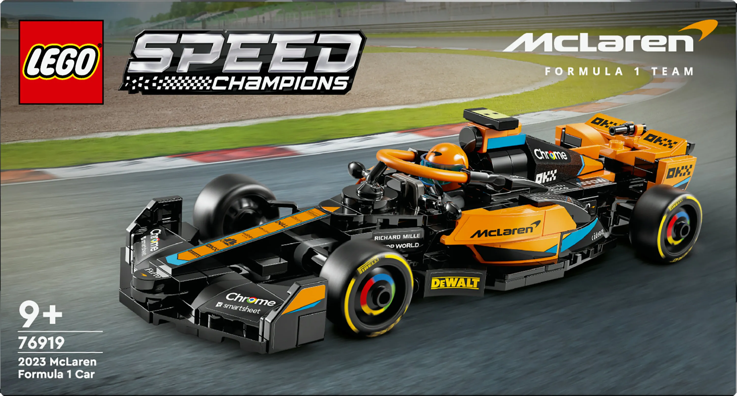 LEGO Speed Champions 2023 McLaren Formula 1 racerbil 76919