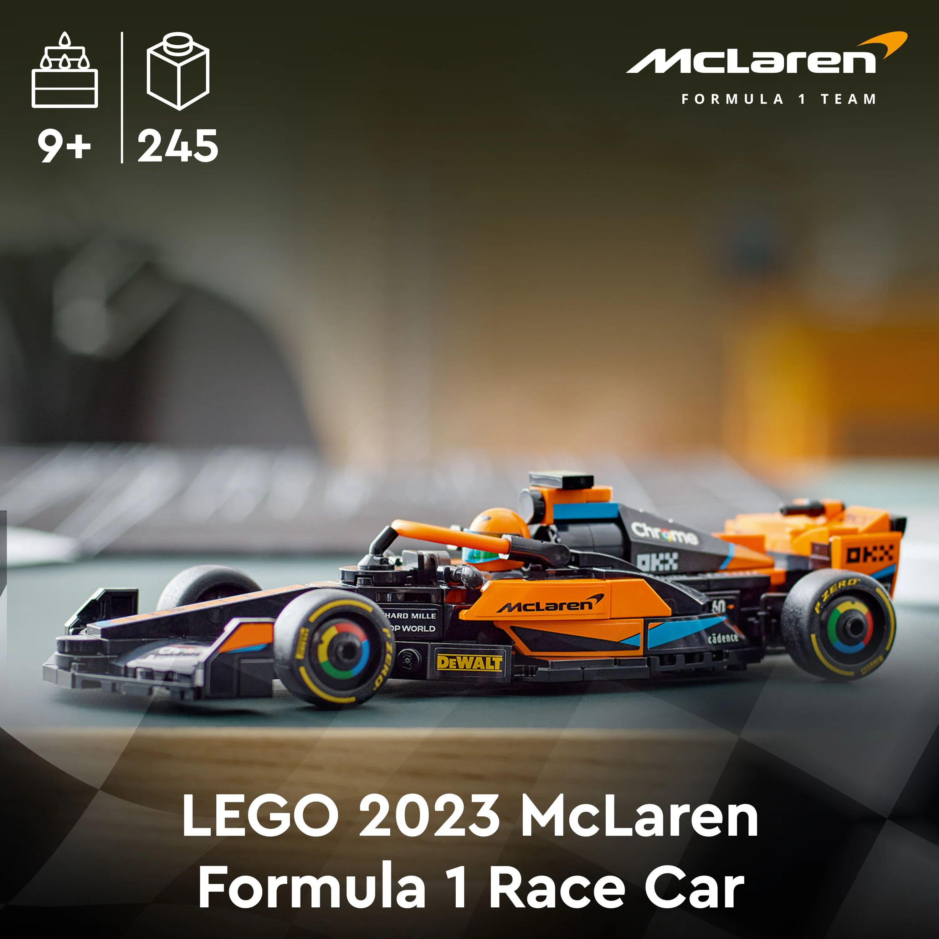 LEGO Speed Champions 2023 McLaren Formula 1 racerbil 76919