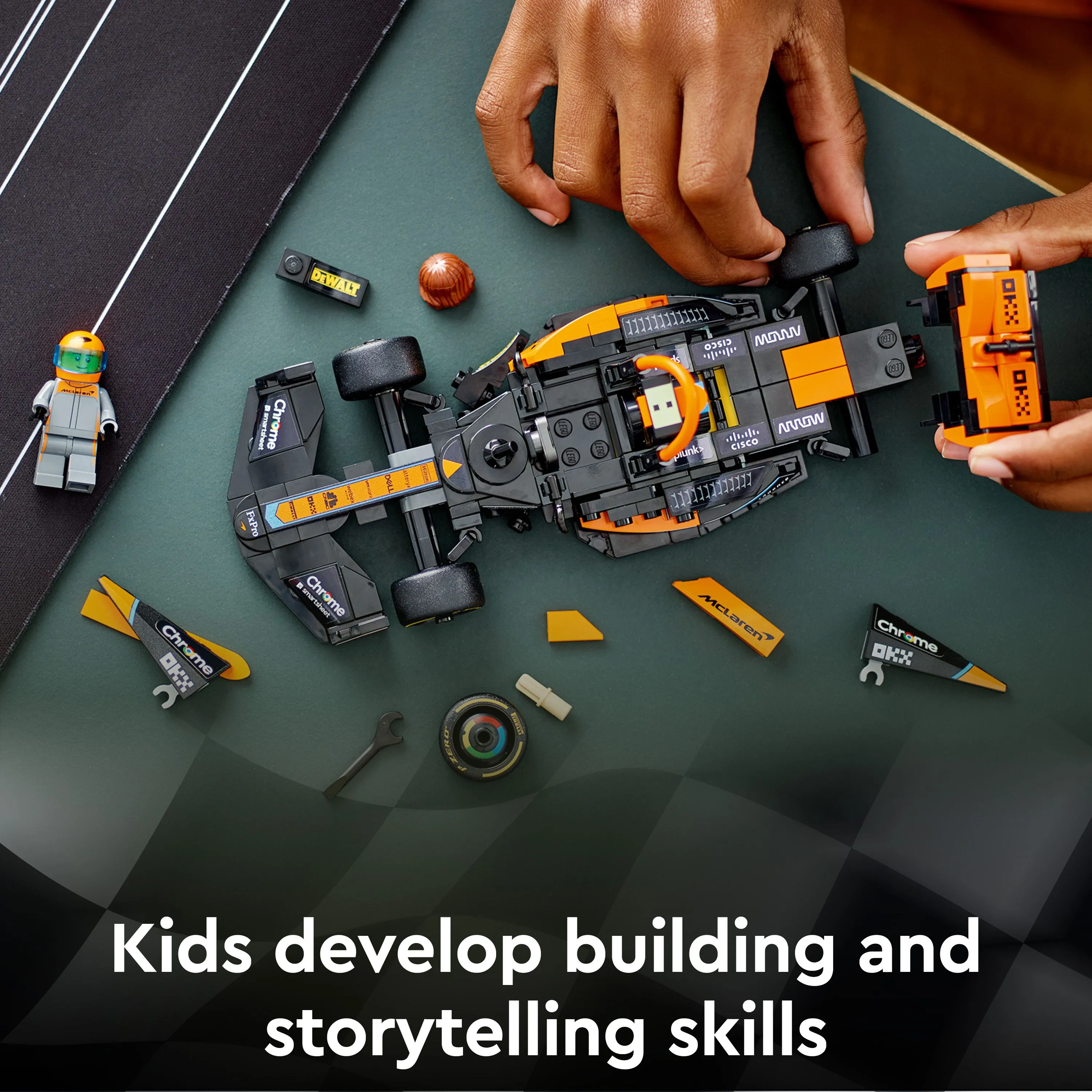 LEGO Speed Champions 2023 McLaren Formula 1 racerbil 76919