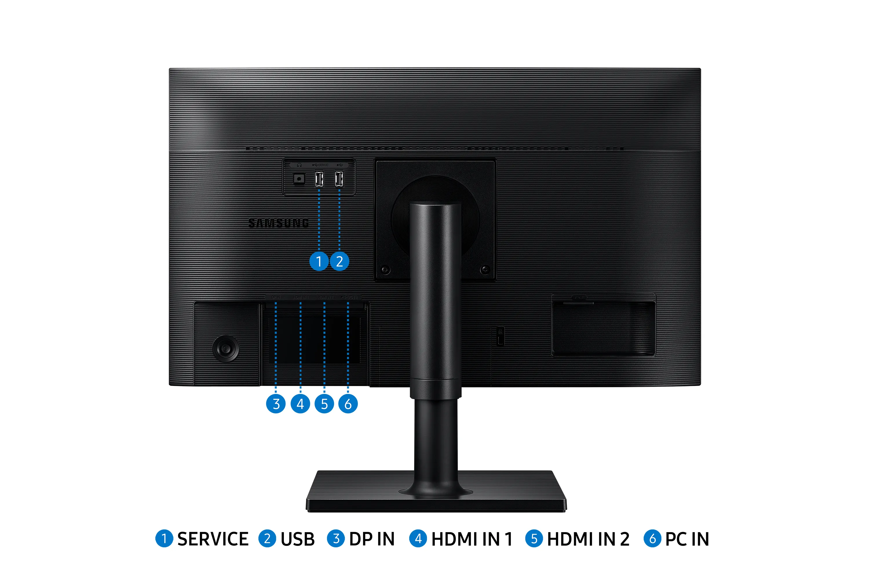 Samsung 24&quot; F24T450F, Full HD, IPS - sk&auml;rm