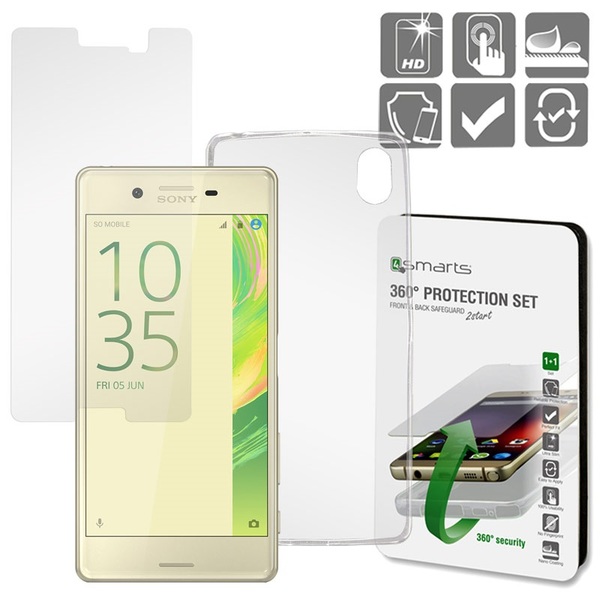 360&deg; Protection Set for Sony Xperia X clear