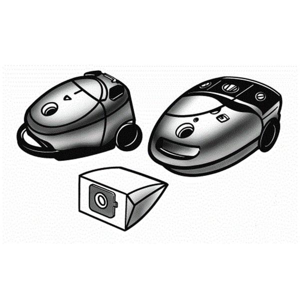 Nordic Quality MGS 2400 5 kappaletta -p&ouml;lynimuripussit, valkoinen