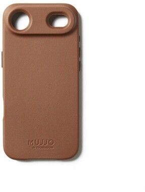 Mujjo Full Leather MagSafe Case for iPhone 17, Tan