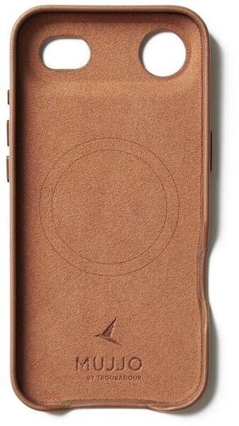 Mujjo Full Leather MagSafe Case for iPhone 17, Tan