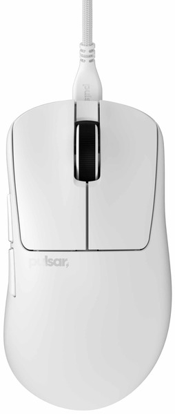 Pulsar Xlite Medium tr&aring;dbunden gamingmus, vit