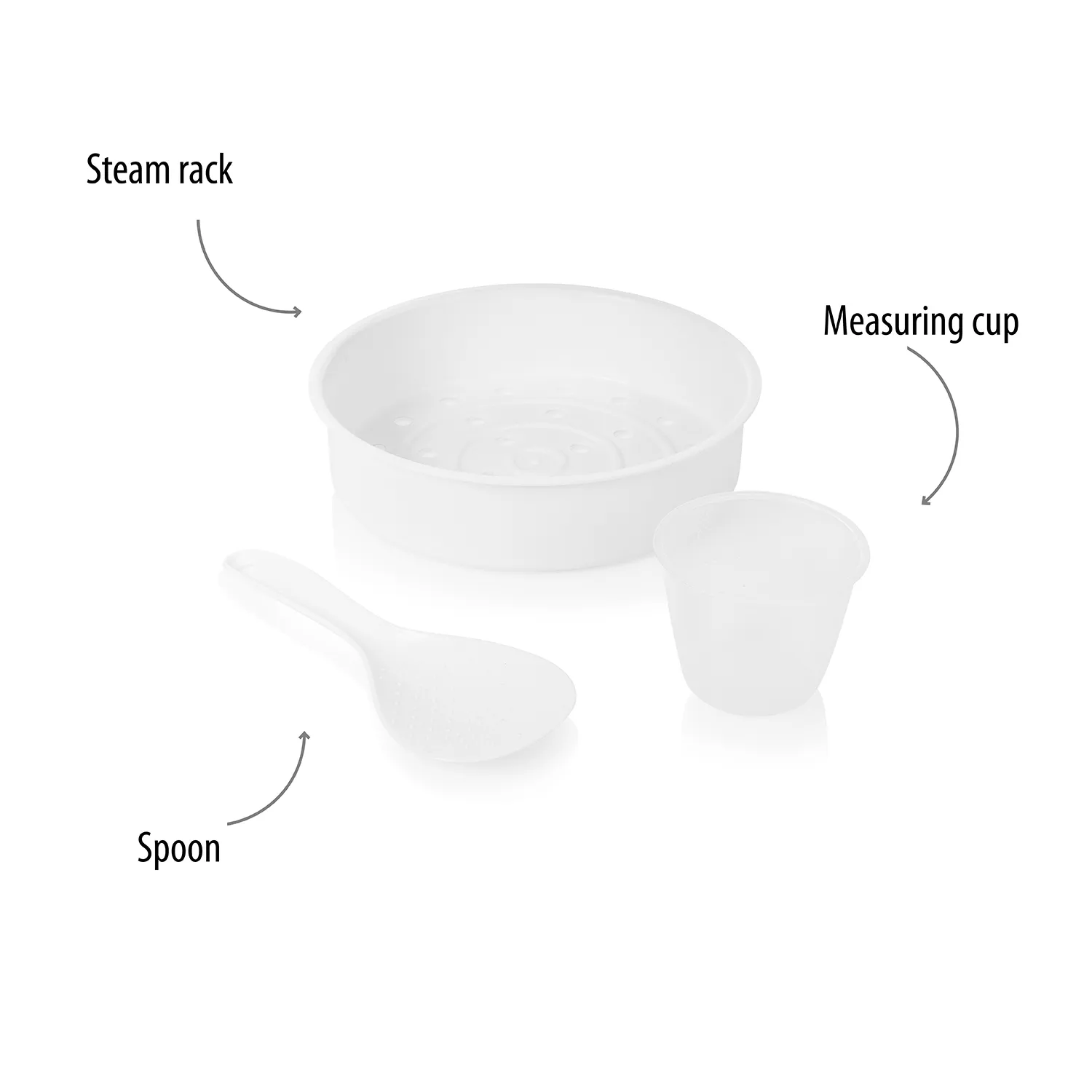 Tristar RK-6132 Digital riskokare och multicooker, 1,5 L, 500 W, Svart/Rostfritt st&aring;l