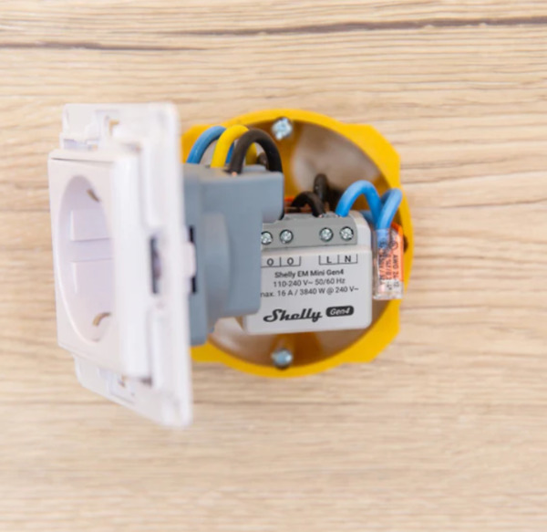 Shelly EM Mini Gen4 - 1x16A energim&auml;tare