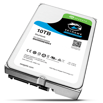 Seagate 8TB Surveillance Skyhawk, 3.5", SATA, 7200rpm, 256MB - HDD- levy