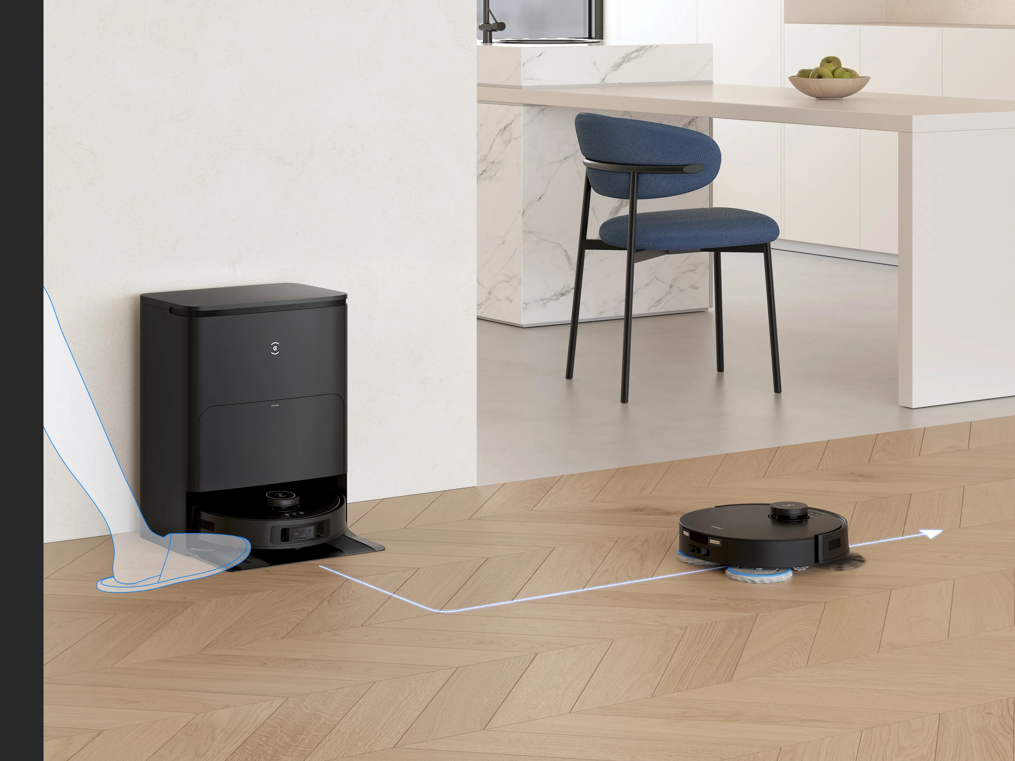 Ecovacs DeeBot T30S Pro -robotti-imuri