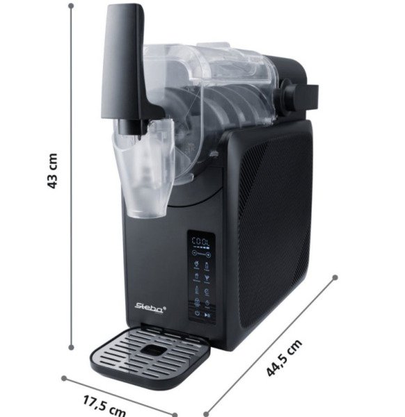 Steba Slush-Maker FDM 2 Ice Cream Maker, Black, 2 Liters, 220 Watts