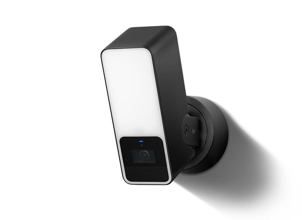 Eve Outdoor Cam -valvontakamera, Apple HomeKit, musta