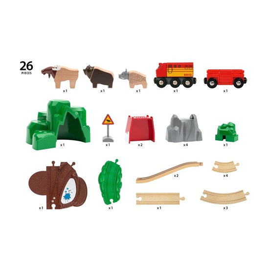 Brio Nordic Forest Animals Set 33988, 26pcs