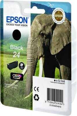 EPSON BLACK 24 CLARIA PHOTO HD INK