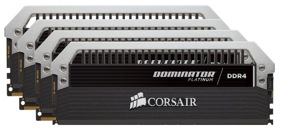 Corsair 32GB (4x8GB) Dominator Platinum, DDR4 2400MHz - svart