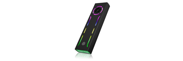 ICY BOX External Type-C&reg; gaming enclosure for M.2 NVMe SSD