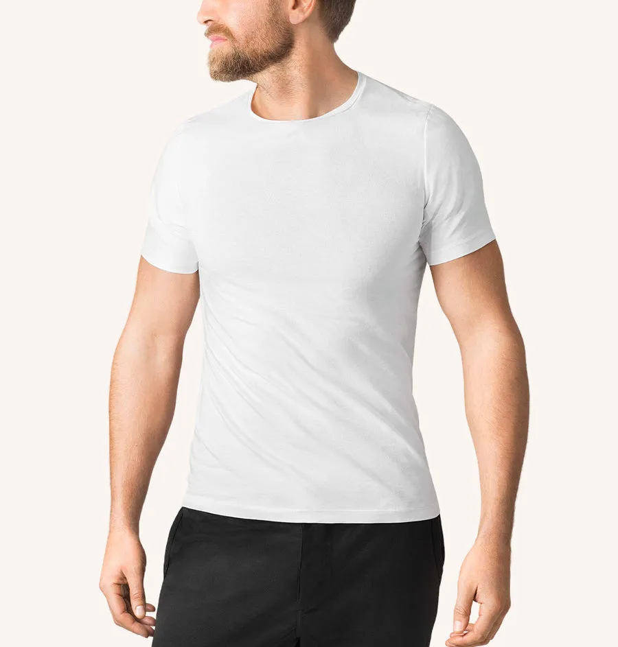 SWEDISH POSTURE T-Shirt Men Alignment Cotton White XXL