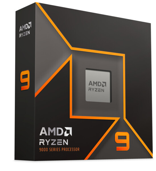 AMD Ryzen 9 9950X 4.3 GHz, 80 MB, AM5 (No cooler incl.) - processor, boxed