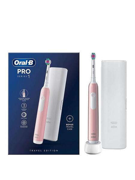 Braun Oral-B PRO1PINK Electric Toothbrush, Pink