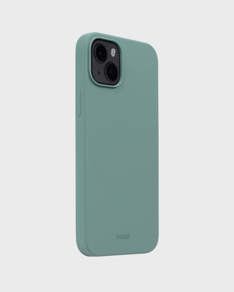 Holdit Silicone Case iPhone 14 Plus - fodral, Gr&ouml;n