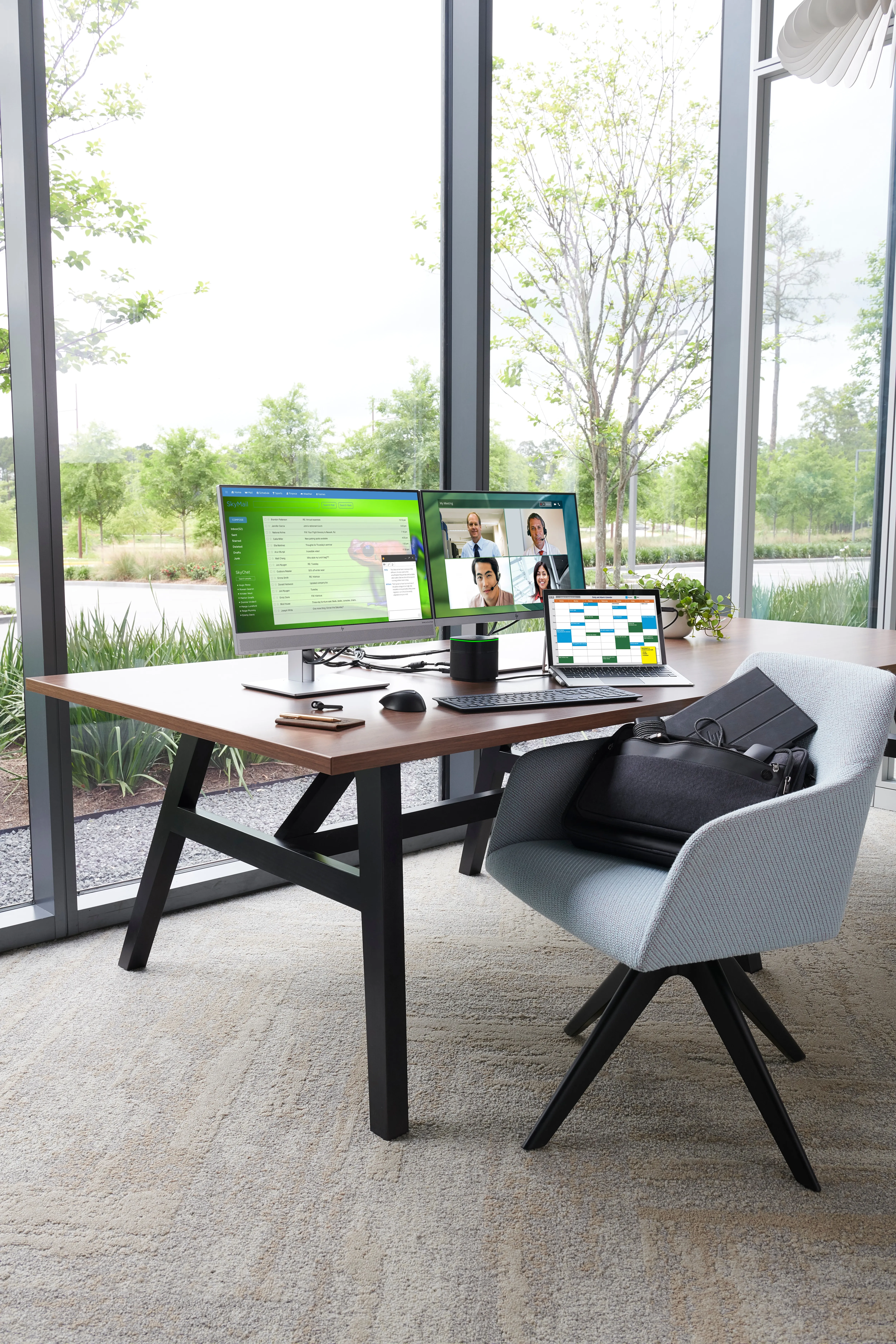 HP Premium Wireless - tr&aring;dl&ouml;s mus, Svart