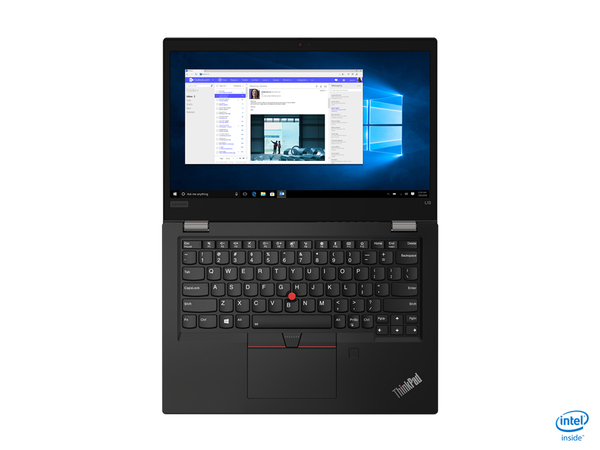 Lenovo 13.3" IPS ThinkPad L13, 256GB SSD, Win 10 Pro -kannettava, musta