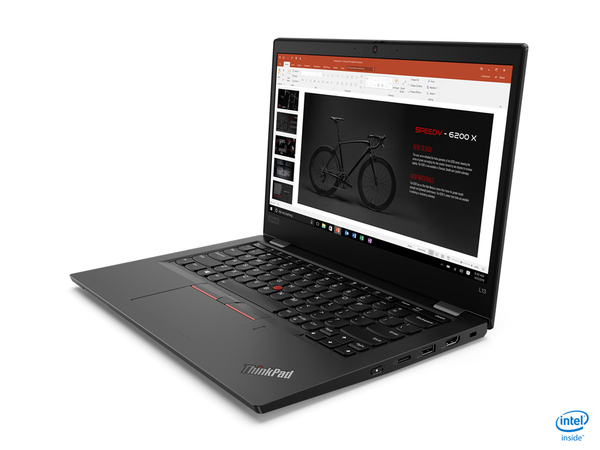 Lenovo 13.3" IPS ThinkPad L13, 256GB SSD, Win 10 Pro -kannettava, musta