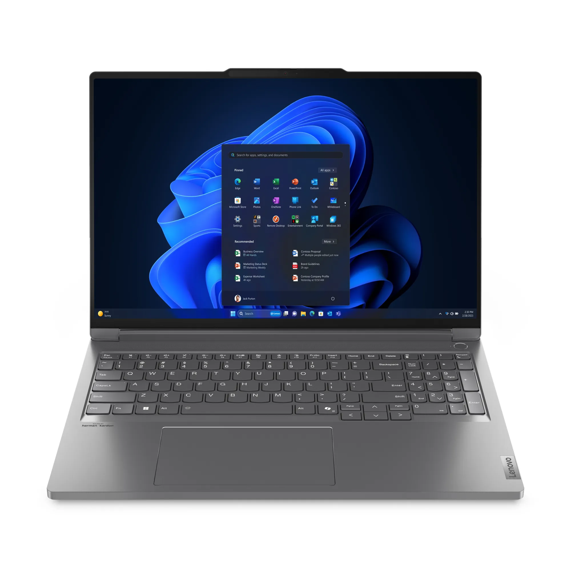 Lenovo ThinkBook 16p G5 16&quot; WQXGA, I7-14650HX, 32GB RAM, 1TB SSD, GeForce RTX 4060, Win 11 Pro - notebook