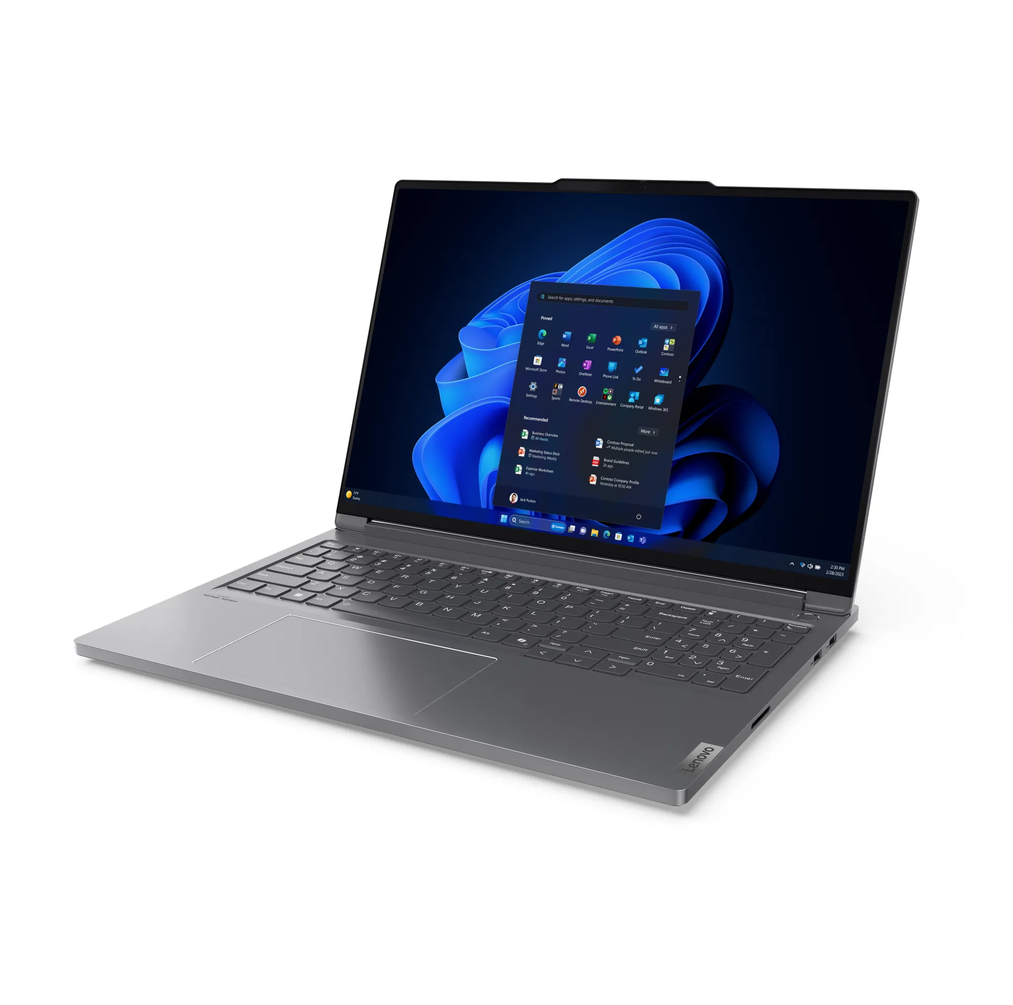Lenovo ThinkBook 16p G5 16&quot; WQXGA, I7-14650HX, 32GB RAM, 1TB SSD, GeForce RTX 4060, Win 11 Pro - notebook