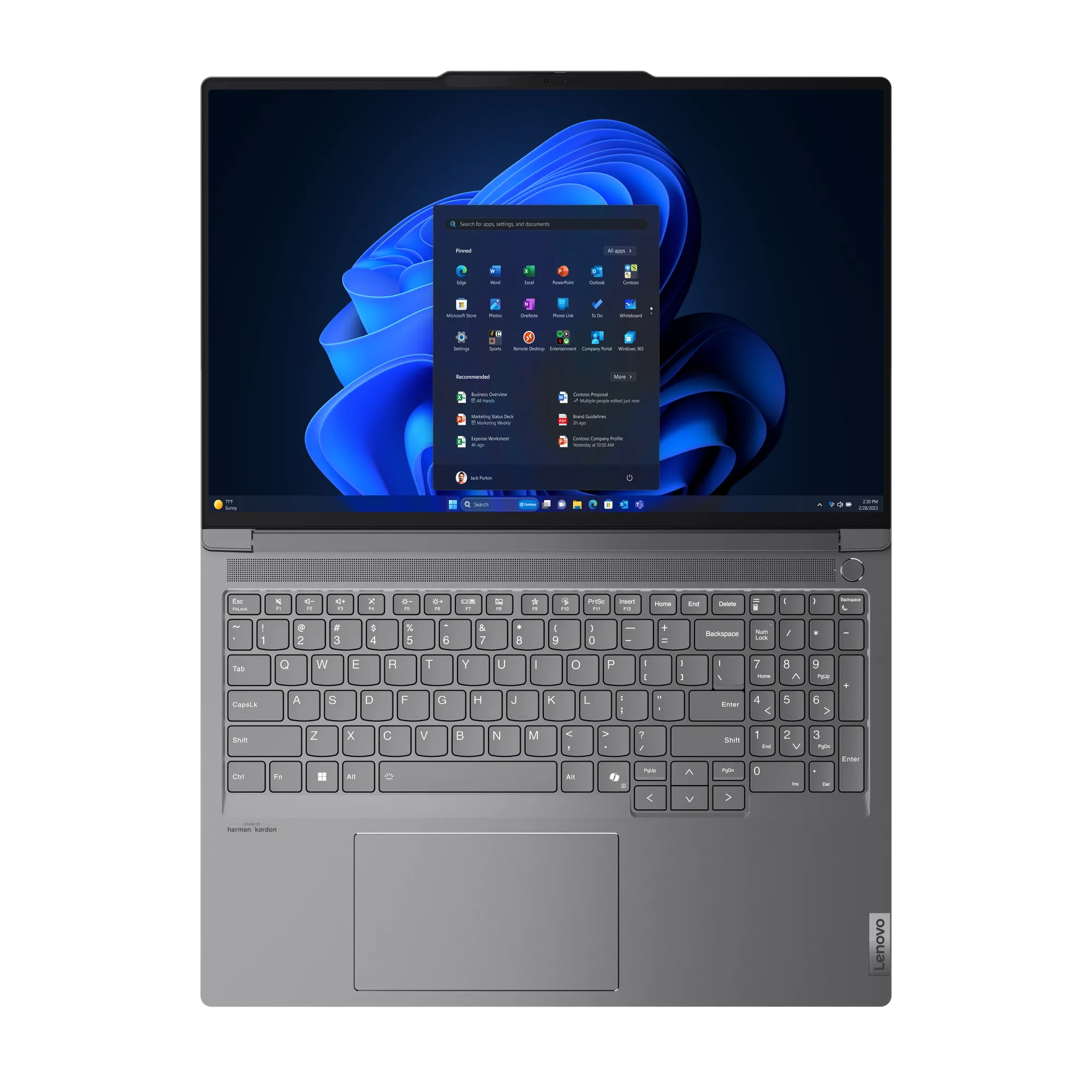 Lenovo ThinkBook 16p G5 16&quot; WQXGA, I7-14650HX, 32GB RAM, 1TB SSD, GeForce RTX 4060, Win 11 Pro - notebook