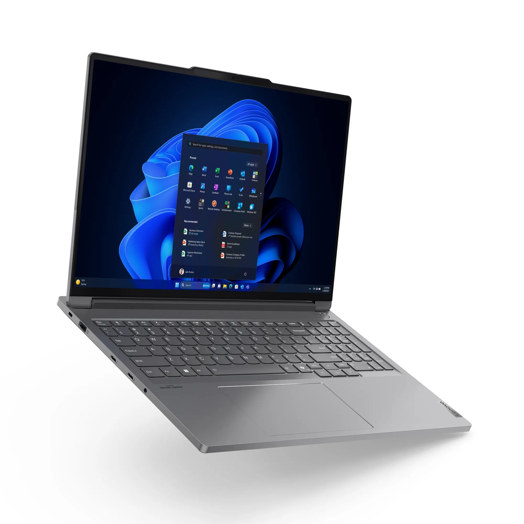 Lenovo ThinkBook 16p G5 16&quot; WQXGA, I7-14650HX, 32GB RAM, 1TB SSD, GeForce RTX 4060, Win 11 Pro - notebook