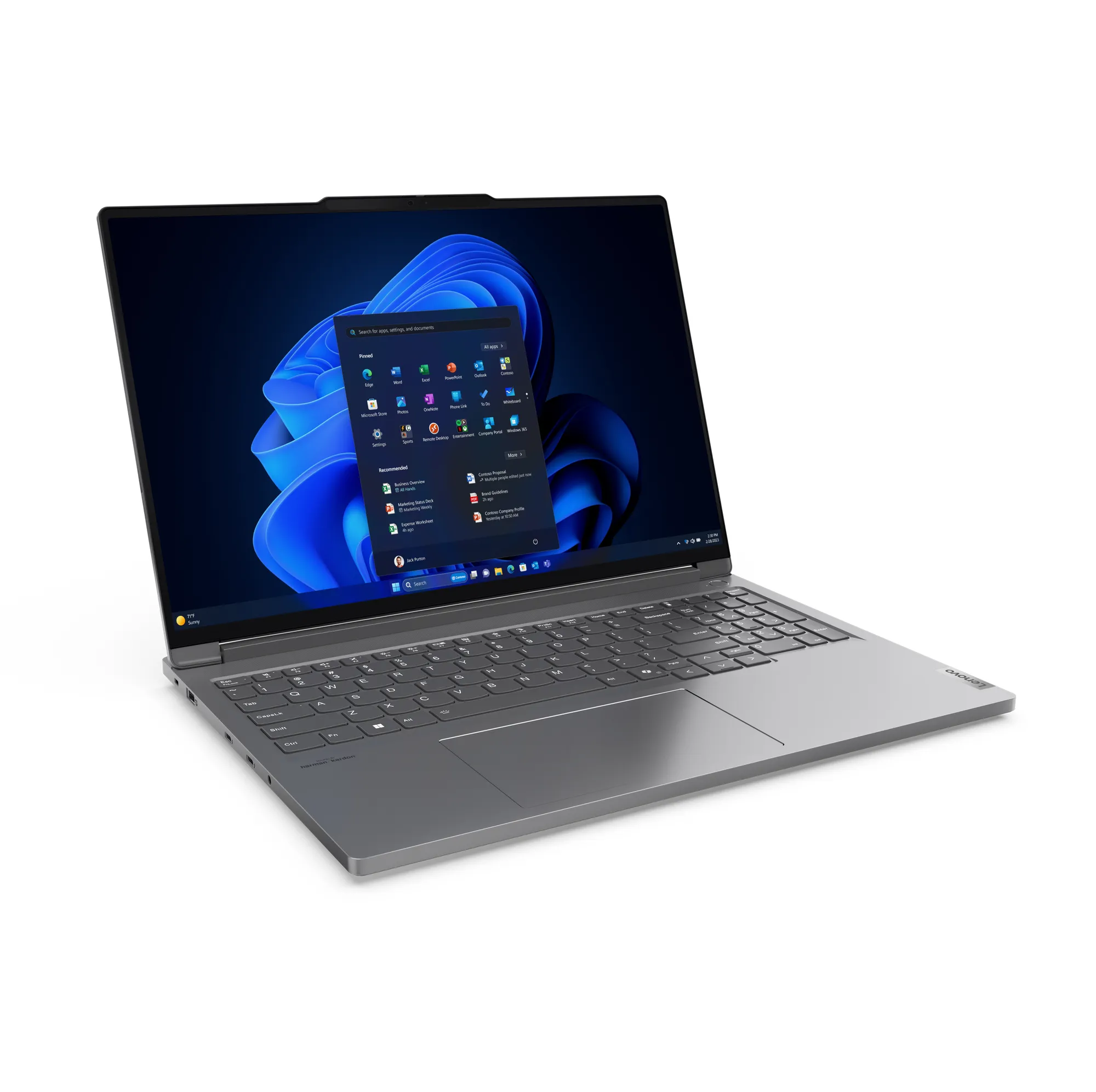 Lenovo ThinkBook 16p G5 16&quot; WQXGA, I7-14650HX, 32GB RAM, 1TB SSD, GeForce RTX 4060, Win 11 Pro - notebook