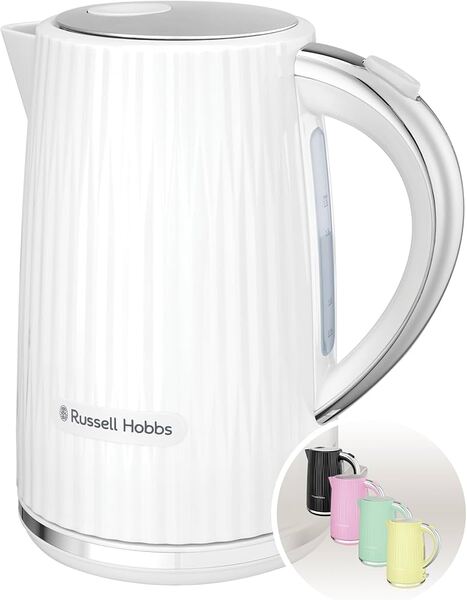 Russell Hobbs Eden vattenkokare, 1,7 l, 2400 W, vit