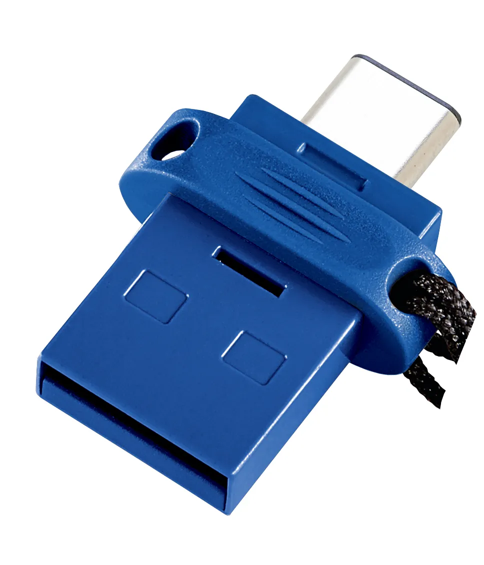 Verbatim 64 Gt Store 'n' Go USB-C/USB 3.0 -muistitikku, Musta/Sininen